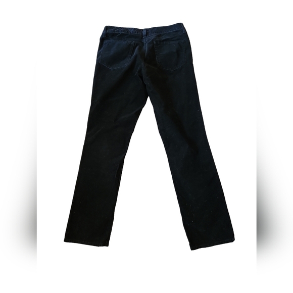 Eddie Bauer Black Modern Slim Straight Corduroy Pants - Picture 2 of 8